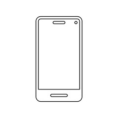 Mobile phone icon. Smartphone symbol