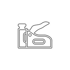 Board stapler icon. Clip symbol