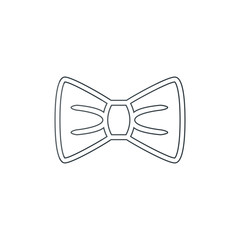 Bow tie icon. Man fashion symbol