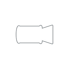 Camera icon. Live video symbol