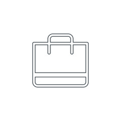 Job bag icon. Business symbol