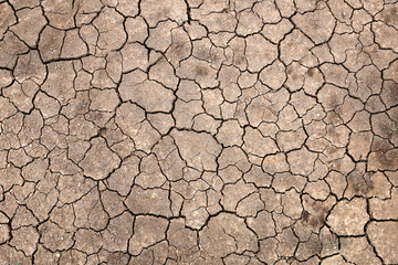 Ground cracked ground background image in dry season