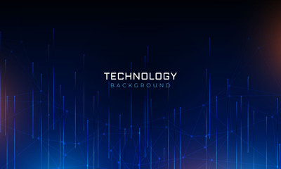 Blue Technology Background