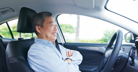 Smart self driving car concept