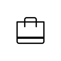 Job bag icon. Business symbol