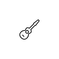 Guitar icon. Music tool symbol