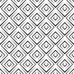 Black and white vector seamless geometrical pattern