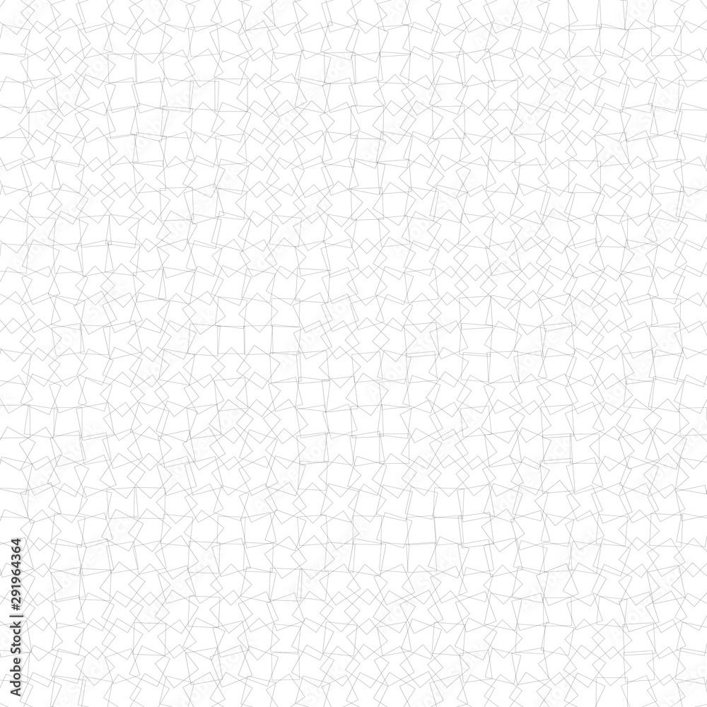 Poster Rectangular, angular pattern, texture with intersecting, overlapping thin lines of random squares