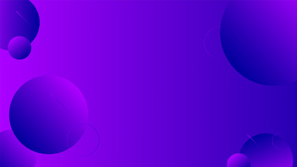 Abstract violet background design. Geometric circles and light effect