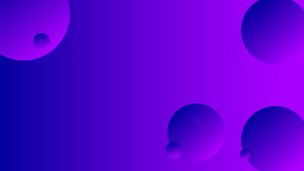 Abstract violet background design. Geometric circles and light effect
