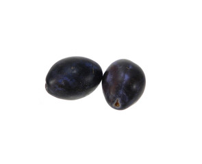 plum isolated on white background
