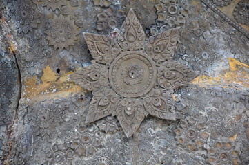 Thai temples that are beautifully decorated with Thai art.	