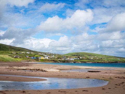 Ventry beach on dingle peninsula