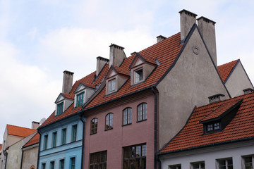 Obraz premium Maisons marchandes de Riga