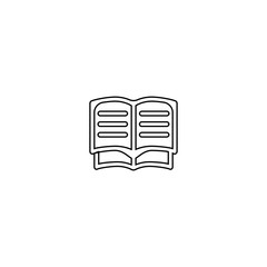  Book icon. Education library symbol