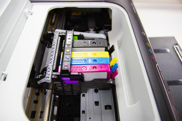 An ink cartridge or inkjet cartridge is a component of an inkjet printer that contains the ink four...