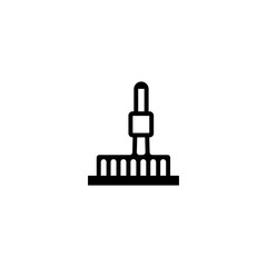 Lighthouse icon. Sea isolated symbol
