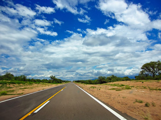 Road to Ischigualasto Provincial Park, Argentina
