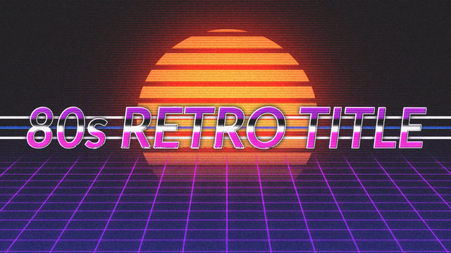80s Retro Title