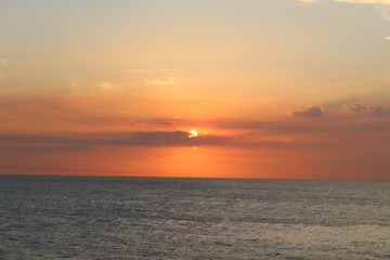 Sunset photograph taken in a city of Rio de Janeiro called Saquarema.