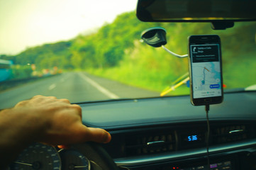 platform cab driver service GPS
