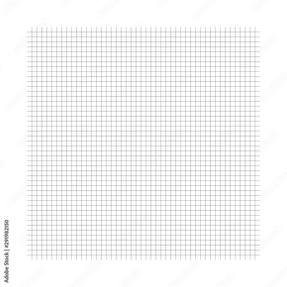 Poster Interlace, interlock grid, mesh lines. Squared, checkered graph paper background / pattern. Cellular crossing, intersecting lines. Coordinate paper, millimeter paper. (Lines are not expanded)