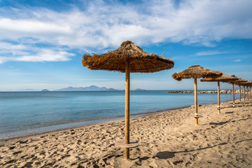 Aegean sea in Greece.