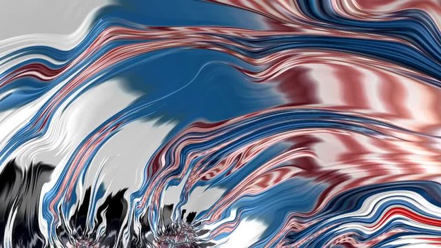 Patriotic flag Mandelbrot set exhibit an elaborate and infinitely complicated boundary that reveals progressively ever-finer recursive detail at increasing magnifications