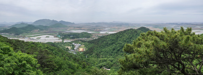 Mount Ryongak Panorama, Pyongan Province, North Korea