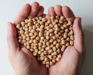 Handful of chickpeas