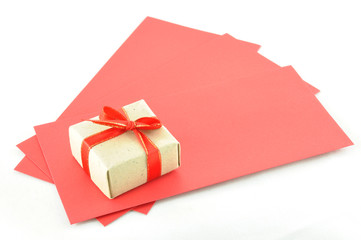 gift box and red envelope