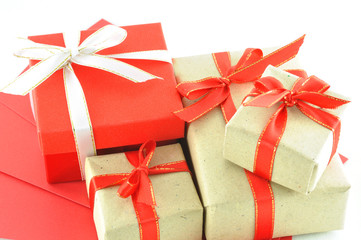 gift box and red envelope