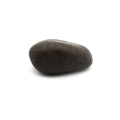 Big granite rock stone, isolated on the white background.