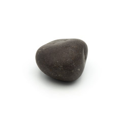 Big granite rock stone, isolated on the white background.