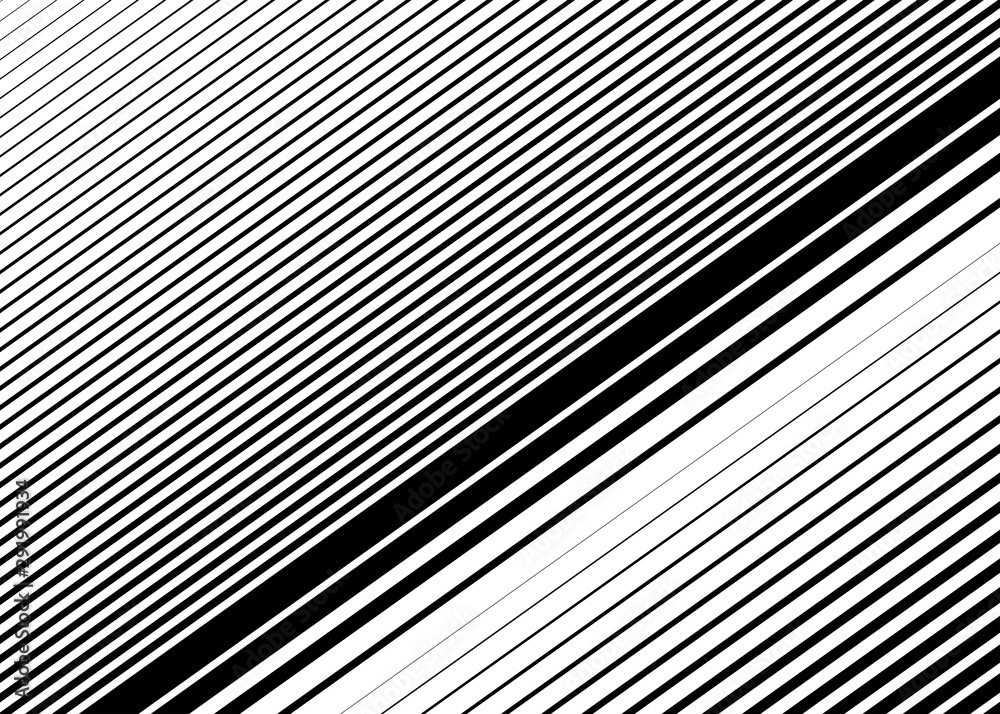 Aufkleber oblique, diagonal dynamic lines pattern. straight parallel skew stripes illustration. slope, asymmet