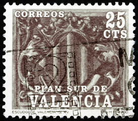 Postage stamp Spain 1981 San Vincente Ferrer Plan Sur de Valenci
