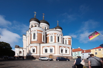 Fototapeta na wymiar Alexander Newski Kathetrale in Tallin