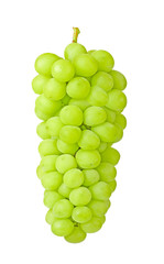 green grapes isolated on white background