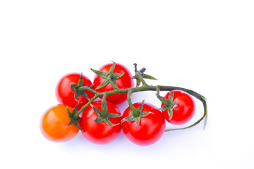tomatoes isolated on white background