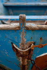 proue d'une vieille barque
