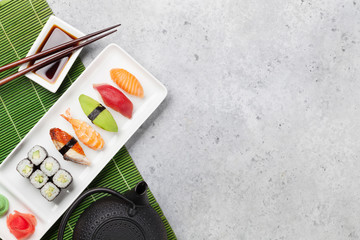 Japanese sushi set