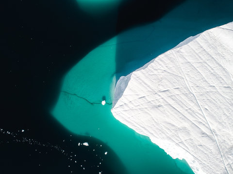 ice berg from above