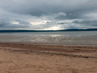 Llanelli beach south wales sky scene outside landscape beauty