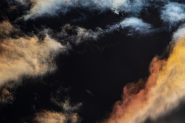 Himmel in falschen Farben mit Copyspace
