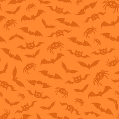 Halloween decorative seamless pattern.