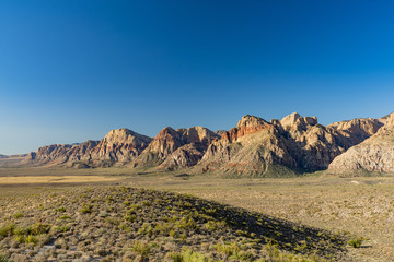 Beautiful landscape around Red Rock Canyon