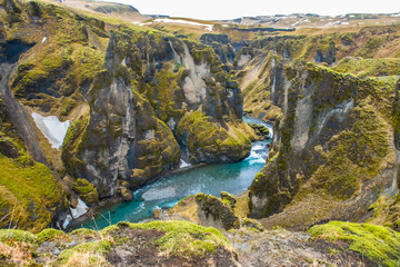 Fjaorargljufur Canyon, the magical heaven on earth must visit in the southern of Iceland.