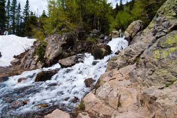 stream in the mountains