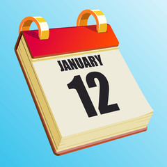 January 12 on Red Calendar