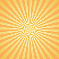 Simple yellow sun rays background